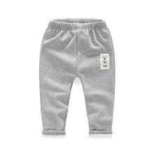 Брюки для мальчиков; детские леггинсы с начесом и плотностью; детская одежда; коллекция года; сезон осень-зима; одежда; стиль; Детские повседневные брюки