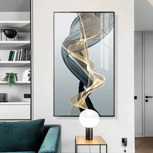 

Abstract Black Yellow Lines Wall Painting Modern Canvas Poster Print Nordic Wall Art Pictures for Living Room Bedroom Home Decor
