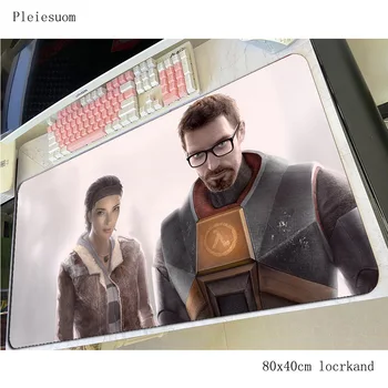 

half life mousepad 80X40CM gaming mouse pad big gamer mat Indie Pop game computer desk padmouse keyboard Professional play mats