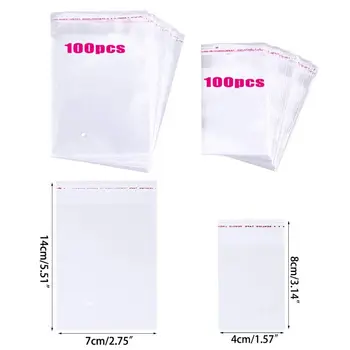 

200 Set Earrings Display Card with Clear Self-Seal Bags, Earring Display Cards for Ear Studs for DIY