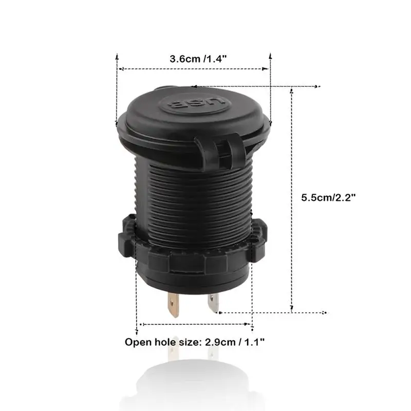 Onever 12-24 в USB зарядное устройство для мотоцикла Авто Грузовик ATV Лодка светодиодный автомобиль 4.2A двойной USB разъем зарядное устройство адаптер питания розетка мощность