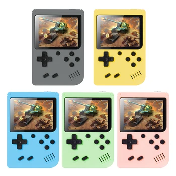 

Retro Russia Square Game Consoles Portable Handheld Video Game Console 3.0 inch Color LCD Screen Kids Game Player