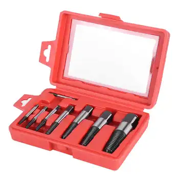 

8Pcs/Set Screw Extractor Set Damaged Broken Stud Pipe Remover Tool Automobiles Wrench Auto Repair Car Tools