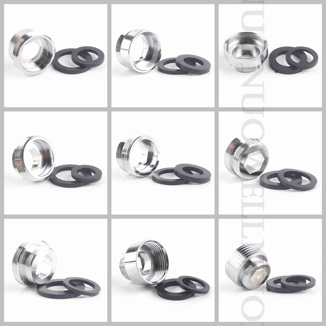 Rozsdamentes Acél M22 - M19 Szál Csatlakozó Kerti Háztartási Konyhai Csaptelepek Vízcsap Adapter Víztisztító Tartozék - Image 4