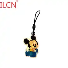 S50 1K 13,56 MHz UID сменный Перезаписываемый RFID брелок жетон тег водонепроницаемый мультфильм брелок для ключей со значком карты контроля доступа 1 шт