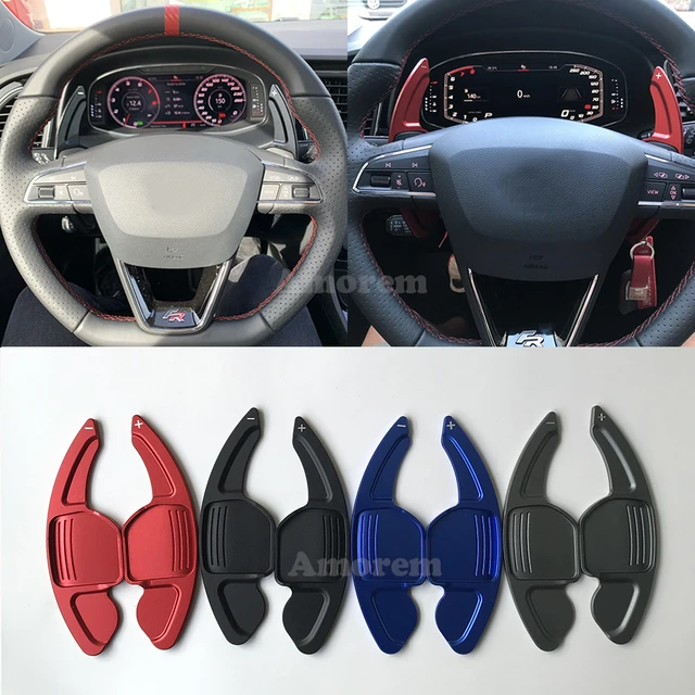 Für Seat Leon FR Alhambra Cupra 5F Ibiza 6F Arona Ateca Leon DST Lenkrad  Paddle Shifter Schaltknauf erweiterung - AliExpress