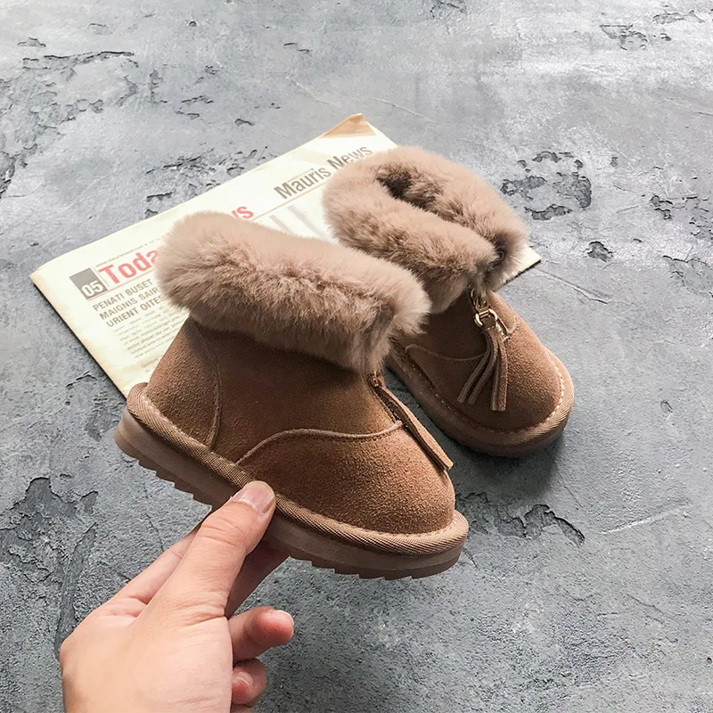 

Infants Snow Boots 0 a 1-3 Years Old Soft-Sole Winter Learner Warm Baby Girls Short Boots BOY'S Cotton Boots CHILDREN'S Boots
