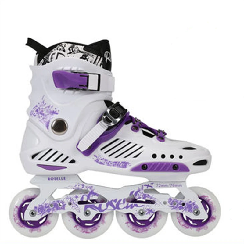 Skates adult inline men and women roller skates adult roller skates professional college students flat shoes luminous flash