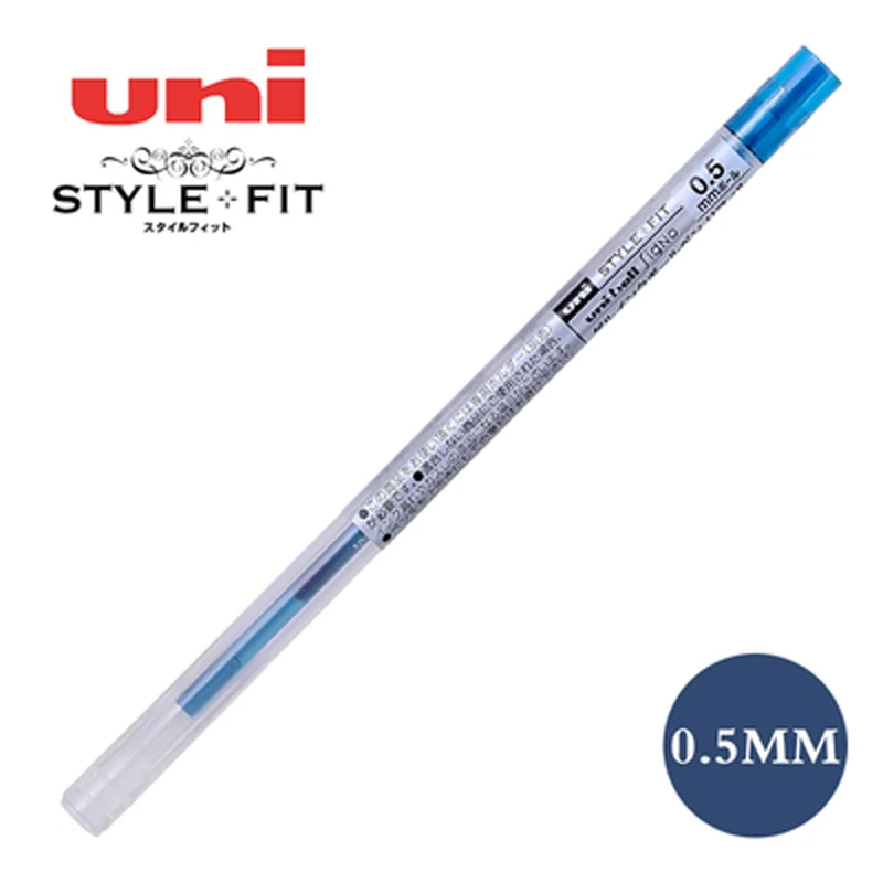 Blue Black Uni style Fit гелевая мульти ручка заправка-0,5 mm-16 цвета черный/синий/золотой/розовый Пишущие принадлежности UMR-109-05 - Цвет: Blue Black