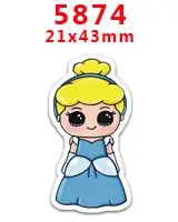 Кабошоны 30 шт мультфильм плоское украшение из смолы pr 2442 - Цвет: 5874