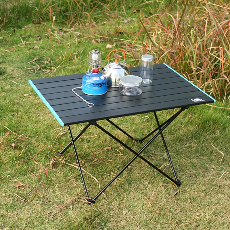Camping Soekodu Table de Pique-Nique Portable Pliante Voyage Plage Jardin Barbecue Table de Camping Légère Pliable en Plein Air 30,5 cm Petite Table de Pique-Nique en Bois pour Fête 