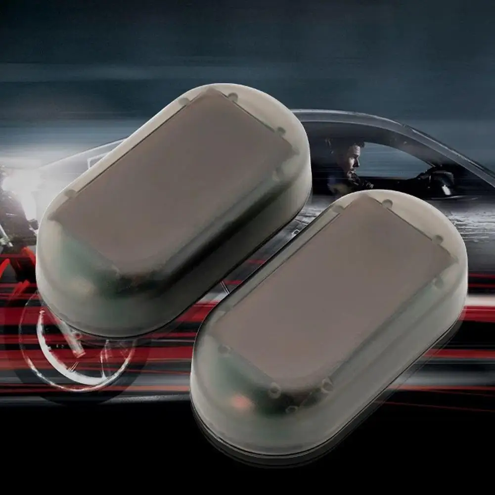 Enhanced Car Alarm Security LED Strobe Warning Light - Simulated Anti-Theft Wireless Dummy System