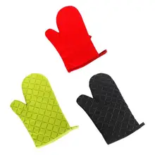 1 пара Горячая Распродажа силиконовые рукавицы для печи Нескользящие высококачественные безопасные термостойкие перчатки для кухни