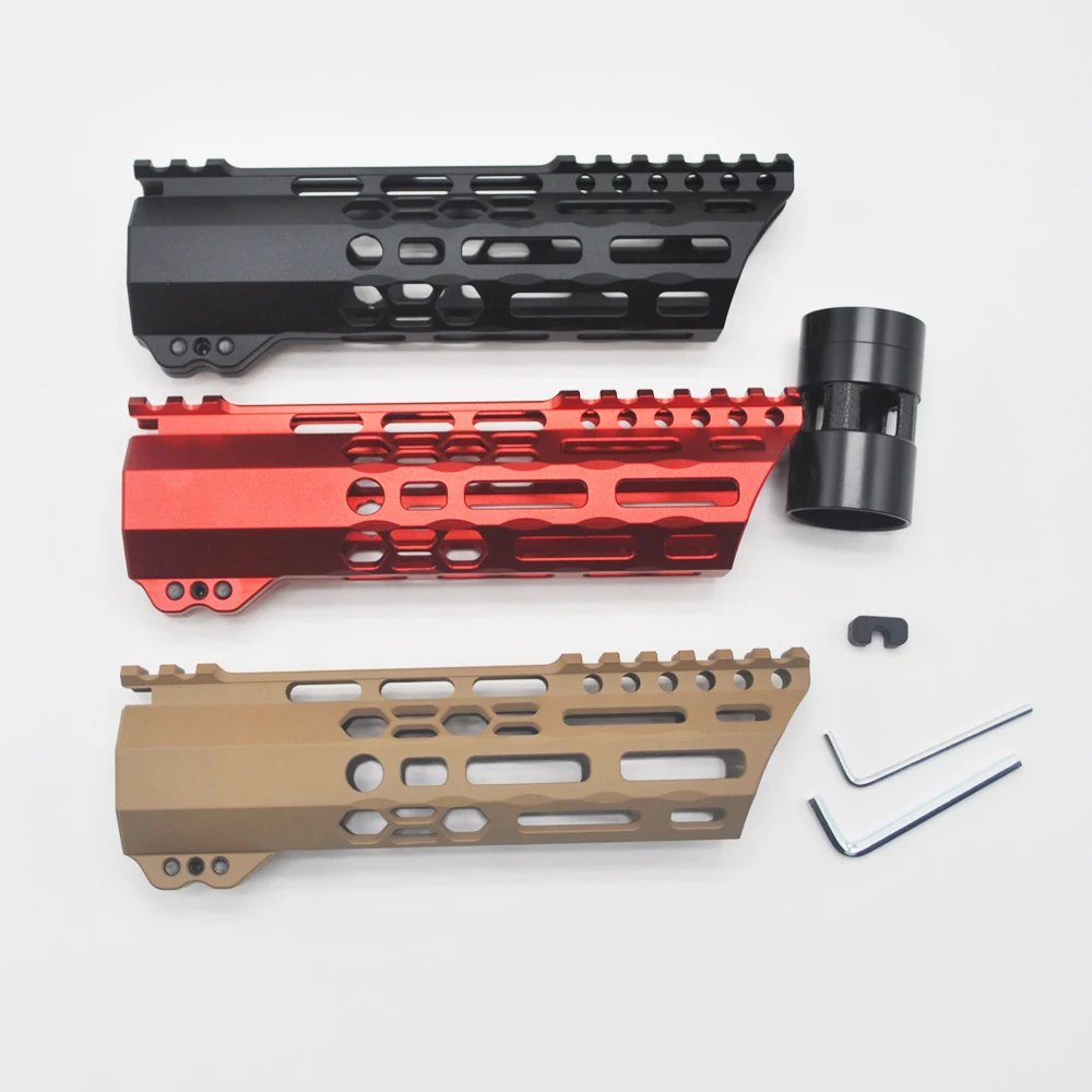Aplus 7 ''дюймовый черный/красный/Загар M-lok зажимной наконечник Пикатинни AR-15 поплавок для охоты тактическая система крепления прицела