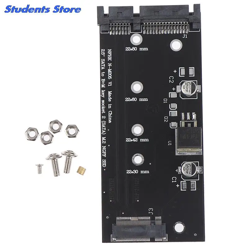 B+M Key M.2 SSD NGFF To 2.5 inch 15 pin Sata 3 Turns SSD Converter Adapter Card