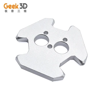 

1pcs 3D Printer parts M3 Delta Kossel Nozzle Fisheye Effector Double Hole Bore Hammock All Aluminum Alloy for 3D Printers