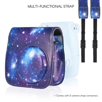 

PU Protective Instant Camera Case Bag Pouch Protector with Strap for Fujifilm Instax Mini 8+/8s/8/9