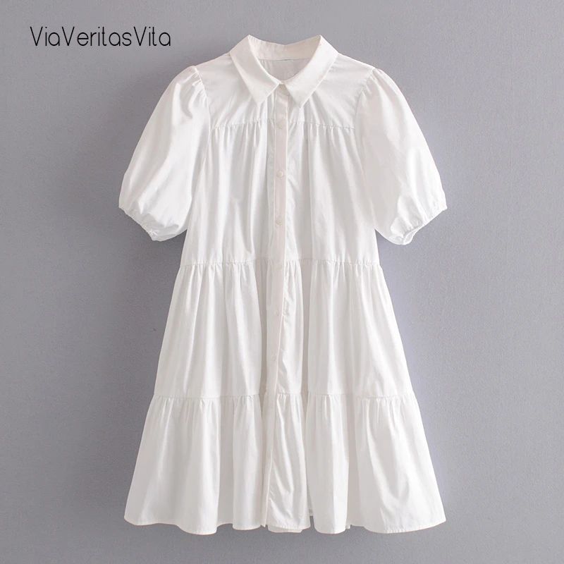 cotton button up dress