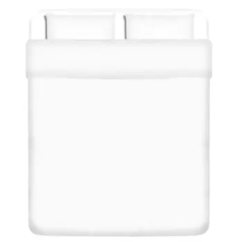

VidaXL part. Bedding Set cotton White 200x220/60x70 cm