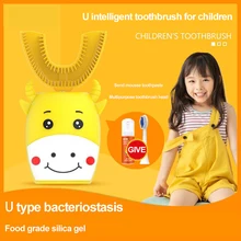 

Children's Toothbrush Cute Style Animal Cartoon Smart Tooth Brushes Healthy Electric scova de dente eletrica Plastic Brochas