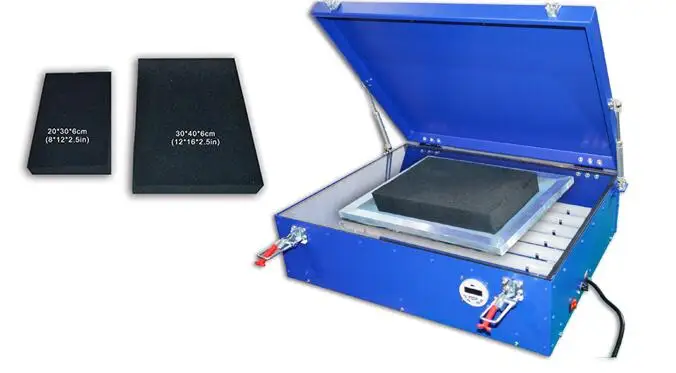 110 V/220 V 2" x 24"(50 см x 60 см) шёлк Экран печать аппарат для выявления ультрафиолетового излучения без вакуумного