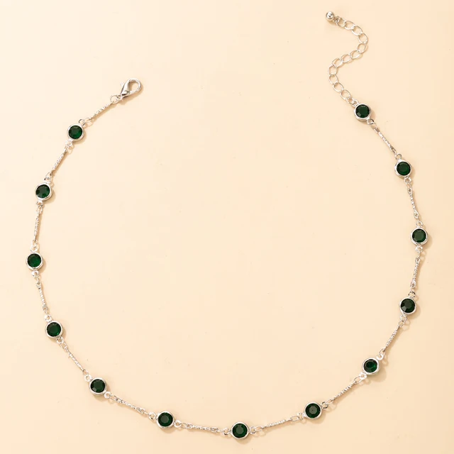 Tocona Bohemian Colorful Beaded Necklace for Women Charms Tassel Clavicle Chain Chockers Handmade Party Jewelry collares B31203 15633-silver