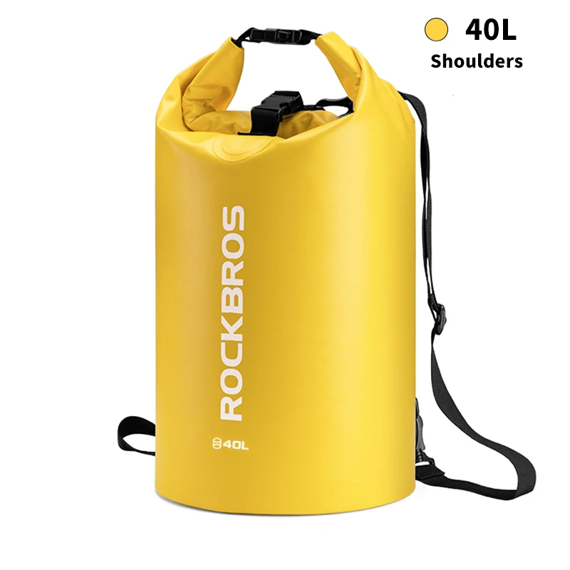 ROCKBROS 40L спортивная сумка для плавания, водостойкий рюкзак из ПВХ, модные сумки для женщин и мужчин, Спортивная уличная походная сумка на плечо, складные сумки - Цвет: 40L