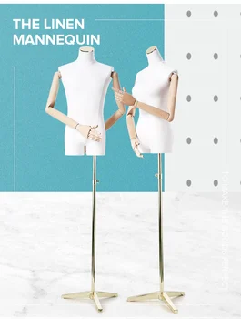 

Sewing mannequin Male Clothing Dress Form Tailor mannequin with Head white with Tripod Stand base Shop Display