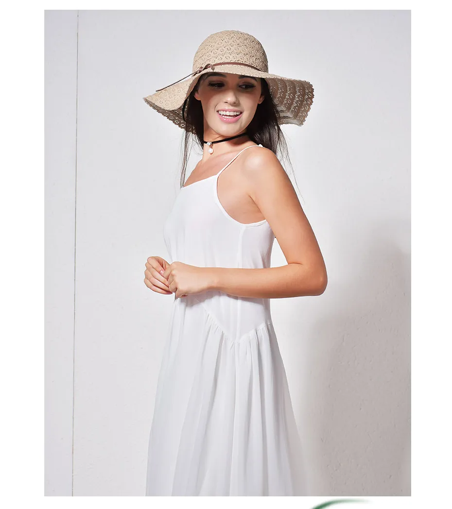 FURTALK Летняя Шляпа Пляжная Панама для Женщин Шапка женская Кепка Шляпа Солнца Складной Соломенной Шляпе