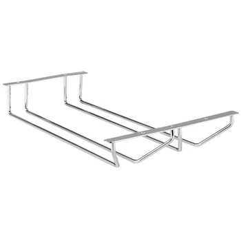 

Wine Glass Rack,Under Cabinet Wall Rack,Two Rows of Wine Glass Hangers,Wine Glass Rack Storage Racks,for Cabinet Kitchen