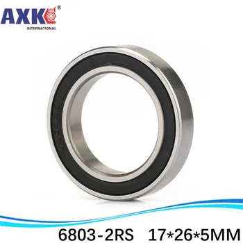 

(1pcs) The Rubber sealing cover Thin wall deep groove ball bearings 6803-2RS 17*26*5 mm