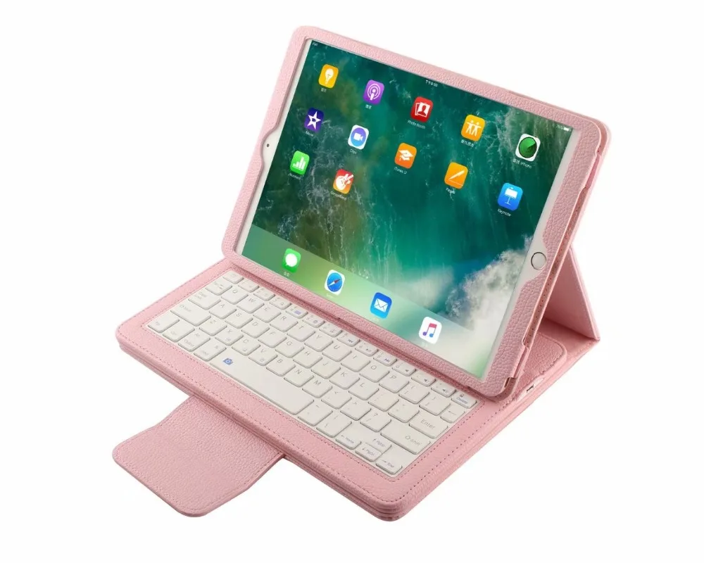 Съемный кожаный чехол-подставка с клавиатурой Bluetooth для IPad 10,2 дюймов, клавиатура для планшета для Ipad 10,2, Магнитный чехол+ ручка
