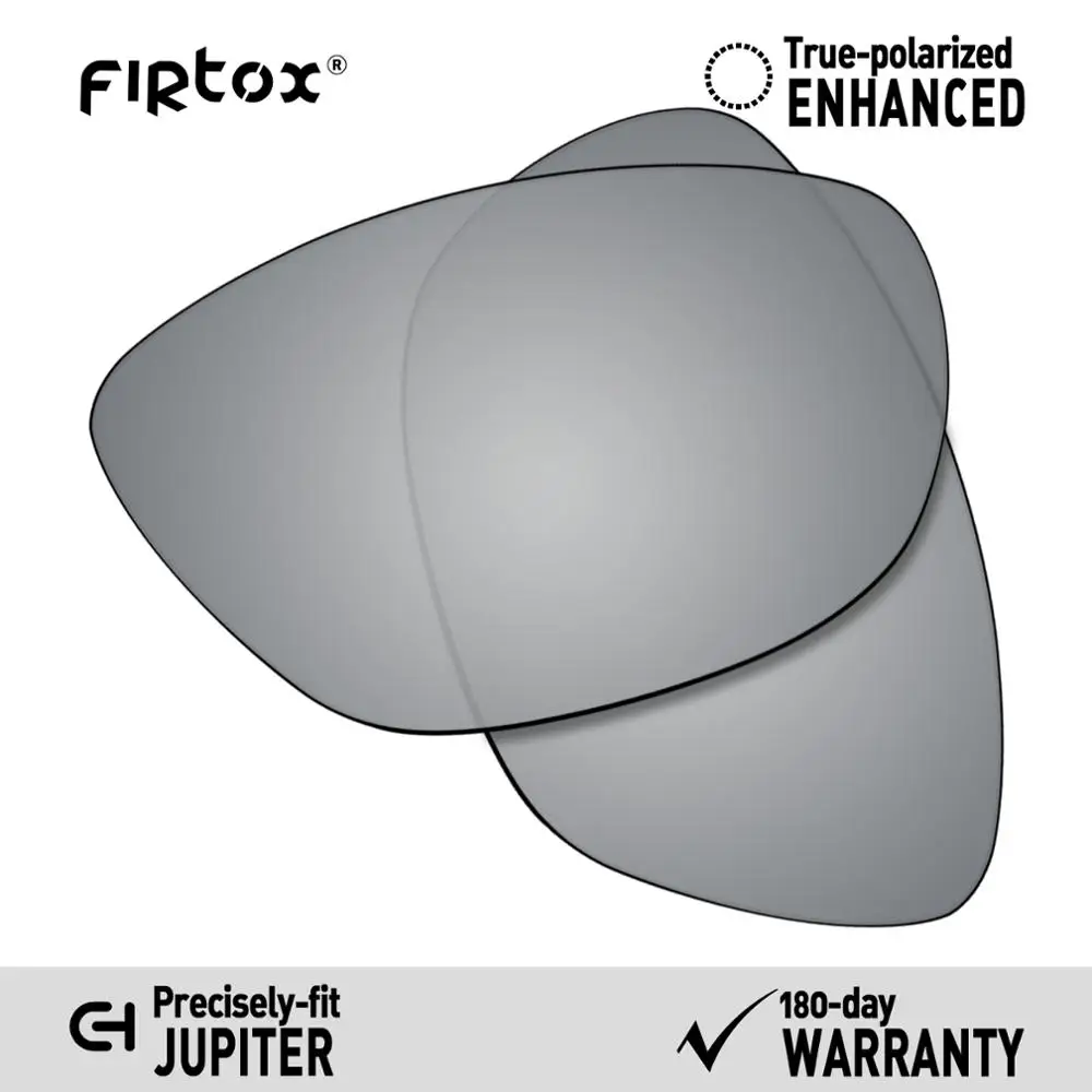 Firtox настоящие поляризованные Сменные рассеиватели UV400 для солнцезащитных очков-солнцезащитных очков Окли Юпитера(Только Совместимые линзы)-несколько цветов - Цвет линз: Silver-Polarized