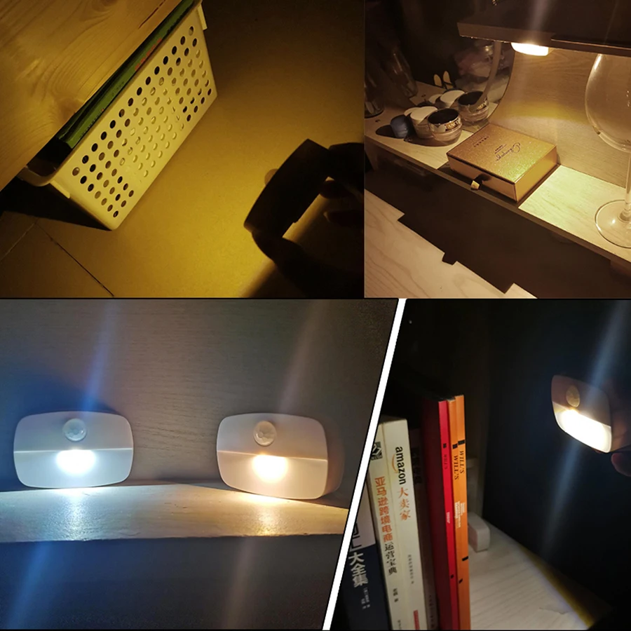 Tanie Światła podszawkowe LED czujnik ruchu PIR kuchnia oświetlenie do sypialni sklep