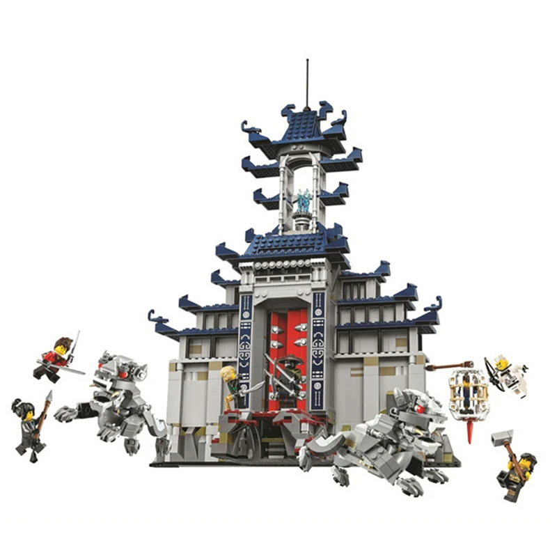

Ninjagoed Series Temple of the Ultimate Weapon Building Blocks Sets Kit Bricks Classic Ninja Movie Model Kids Toys For Children