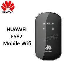 Разблокированный мобильный роутер HUAWEI E587 3g 43,2 Mpbs Карманный Wi-Fi беспроводная точка доступа 2200 мАч аккумулятор со слотом для sim-карты