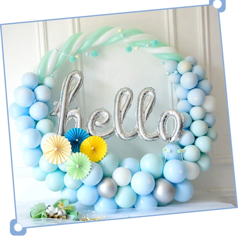 Arco de plástico para globos, aro de 60-120cm para decoración de boda,  fiesta de cumpleaños, Baby Shower, guirnalda circular - AliExpress