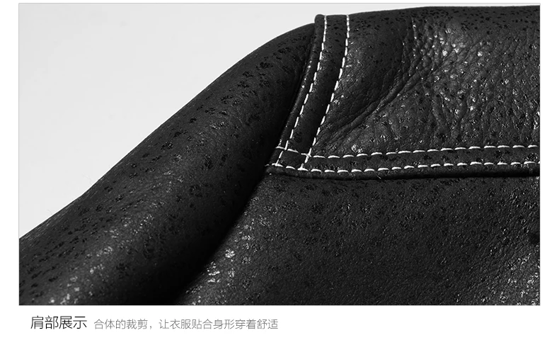 Оригинальное Экологичное меховое пальто Haining, мужское кожаное пальто, куртка с отложным воротником, плотное теплое пальто