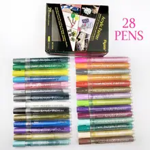 Водные цветные s цветные пропиленовые Маркеры Ручка профессиональные Цветные Маркеры Ручка каллиграфия канцелярские принадлежности с аниме кисточка с кристаллами ручка