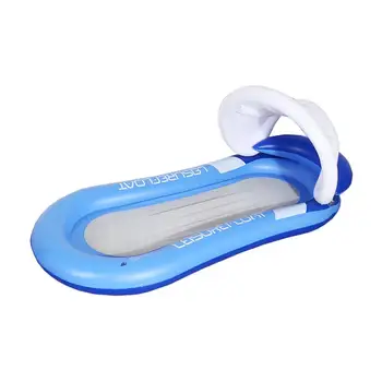 

GloryStar Floating Bed Row Summer Water Inflatable Floating Row comfortable with Cover Sunscreen Foldable Hammock 0.25MM