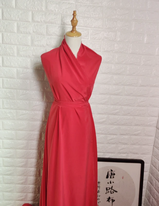 19 Осенняя Новинка 135 см в ширину 17momme шелк песок стиральная Марка крепдешин ткань для женщин платье Ткань Diy шитье