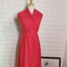 19 Осенняя Новинка 135 см в ширину 17momme шелк песок стиральная Марка крепдешин ткань для женщин платье Ткань Diy шитье