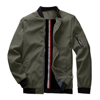 

Zogaa 2020 Spring New Men's Bomber Zipper Jacket Casual Streetwear Hip Hop Slim Fit Pilot Coat Men Clothing US Size Up to 6XL
