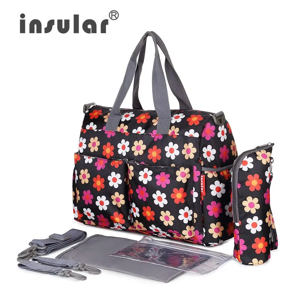 

Insular Baby Nappy Stroller Bags Mother Maternity Baby Diaper Bag Capacity Mummy Nursing Shoulder Bag Mom Handbag