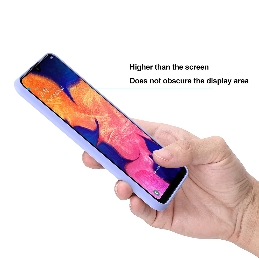 Жидкий силиконовый чехол для samsung Galaxy A10 гелевая Резина полная защита тела противоударный чехол для Galaxy A10
