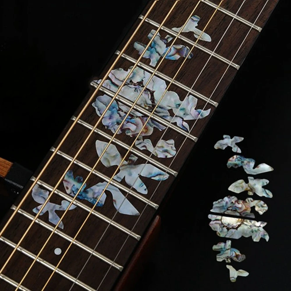 Guitar Fretboard Ultra-Thin Sticker Bass Decorative Cross Decals Stickers 1PC For Guitarra Music Instrument Electric Guitar Part