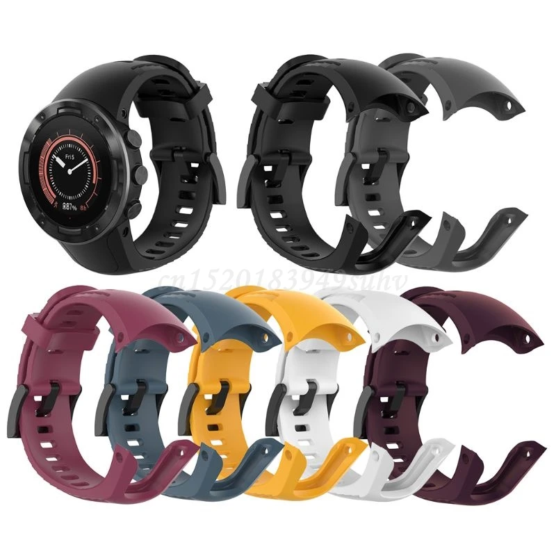 Часы с силиконовым ремешком фитнес-ремень для Suunto 5 регулируемый ремешок |