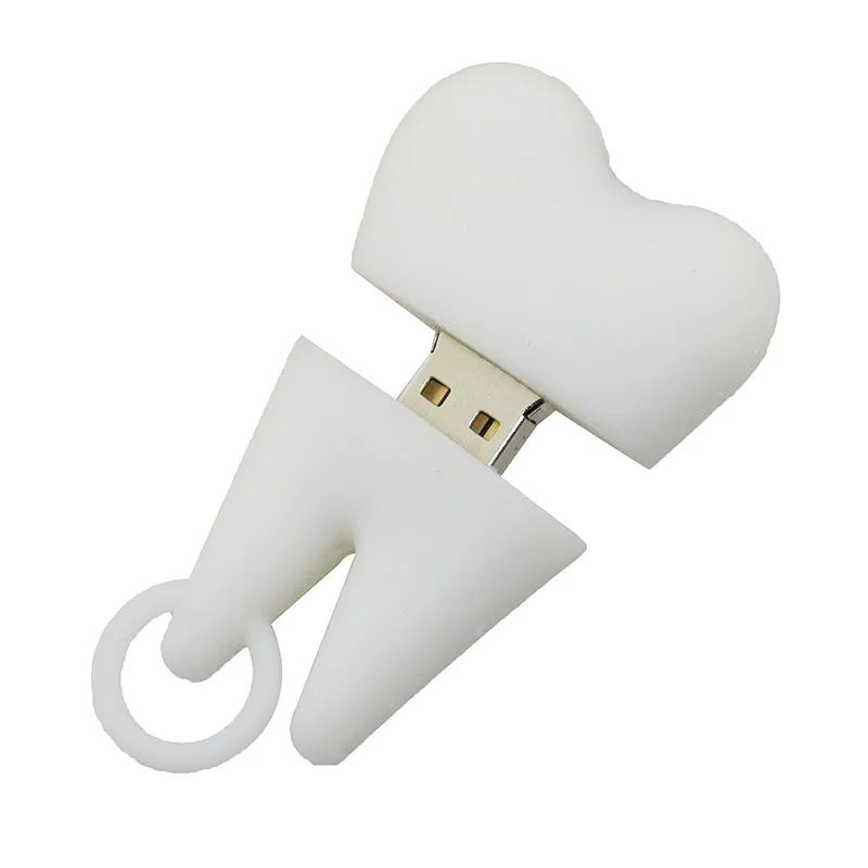 Мультяшный USB флеш-накопитель в форме человеческих органов, флеш-накопитель, 64 ГБ, карта памяти, 4 ГБ, 8 ГБ, 16 ГБ, 32 ГБ, сердечный зуб - Цвет: 05