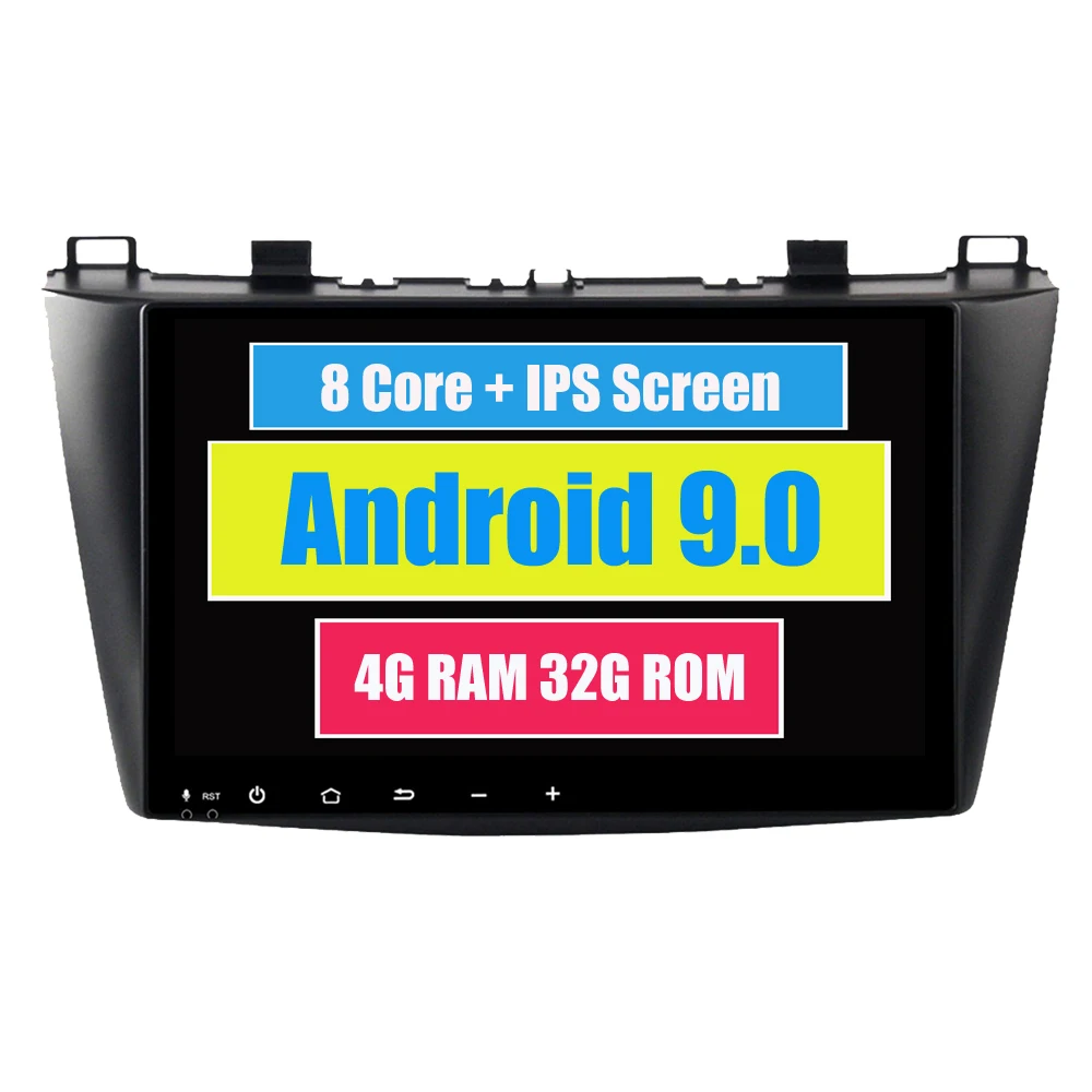 ##BUY RoverOne Car Radio GPS For Mazda 3 Mazda3 2010 2012 Android 9.0 Octa Core Touchscreen Multimedia Player Stereo Head Unit