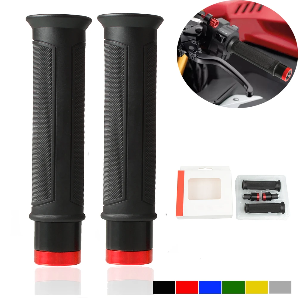 For Yamaha V-MAX VMAX 1200 VMAX1200 1985-2007 1986 87 7/8'' 22mm Motorcycle knobs Anti-Skid Handle ends Grips Bar Hand Handlebar |